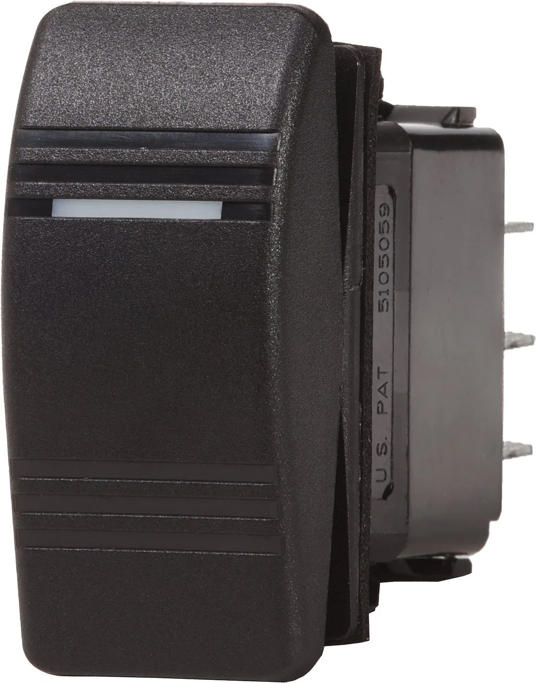 8287-BSS – BLUE SEA Multi Purpose Switch, On-Off 20 Amps At 12 Volts/ 15 Amps At 24 Volts Rocker Switch Double Pole S...